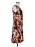 Lily Print Brown Cocktail Dress Size M - photo 4