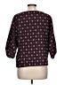 Ann Taylor LOFT Black 3/4 Sleeve Blouse Size L - photo 2