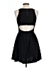 BCBGeneration 100% Polyester Solid Black Casual Dress Size 10 - photo 2