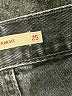 Levi's 100% Cotton Chevron-herringbone Black Jeans Size 25 waist - photo 5