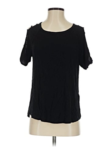 August Silk Short Sleeve Top (view 1)