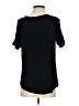 August Silk Black Short Sleeve Top Size S - photo 2