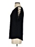 August Silk Black Short Sleeve Top Size S - photo 5