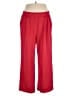 Crown & Ivy Solid Red Casual Pants Size 2X - photo 1