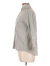 Monologue 100% Cotton Chevron-herringbone Gray Long Sleeve Button-Down Shirt Size L (estimated) - photo 5