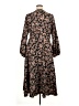 Unbranded 100% Polyester Paisley Brown Casual Dress Size 1X - photo 2