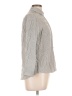 Monologue 100% Cotton Chevron-herringbone Gray Long Sleeve Button-Down Shirt Size L (estimated) - photo 4