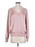 Express 100% Polyester Pink Pullover Sweater Size M - photo 1