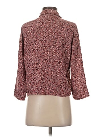 Pull&Bear 3/4 Sleeve Button-Down Shirt (view 2)