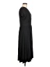 L.L.Bean Solid Black Casual Dress Size M - photo 4