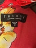 Trixxi 100% Polyester Floral Red Cocktail Dress Size M - photo 7