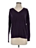 Gap Solid Purple Pullover Sweater Size XS - photo 1