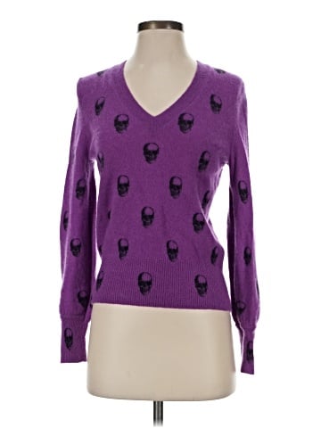 Skull Cashmere Cashmere Pullover Sweater (view 1)