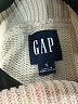 Gap 100% Cotton Stripes Tan Turtleneck Sweater Size S - photo 7