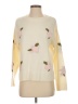 Unbranded Floral Ivory Pullover Sweater Size S - photo 1