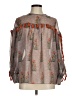 Sachin + Babi 100% Polyester Gray 3/4 Sleeve Blouse Size M - photo 1