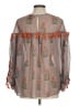 Sachin + Babi 100% Polyester Gray 3/4 Sleeve Blouse Size M - photo 2