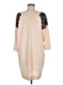 H&M 100% Viscose Tan 3/4 Sleeve Top Size M - photo 2