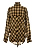 Free People Plaid Yellow Long Sleeve Blouse Size S - photo 2