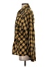 Free People Plaid Yellow Long Sleeve Blouse Size S - photo 5