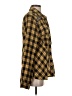 Free People Plaid Yellow Long Sleeve Blouse Size S - photo 4