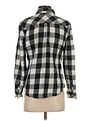 Faded Glory Long Sleeve Button-Down Shirt (view 2)