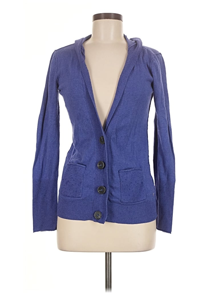 Pre-owned American Eagle Outfitters Cardigan Sweater In Blue
