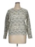 Esley Chevron-herringbone Gray Pullover Sweater Size XL (estimated) - photo 1