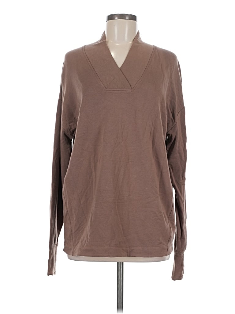Pre-owned Athleta Kimono In Brown
