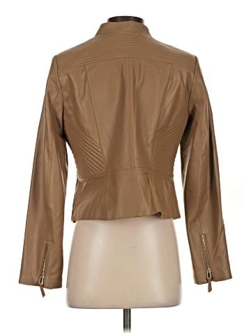 White House Black Market Leather Jacket (view 2)