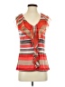 Cache Orange Sleeveless Blouse Size S - photo 1