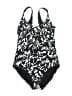 Hurley Print Black One Piece Swimsuit Size M - photo 1