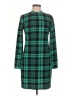 Romantic Hut Plaid Green Casual Dress Size M - photo 1