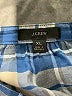 J.Crew 100% Cotton Plaid Checkered-gingham Blue 3/4 Sleeve Blouse Size XL - photo 7