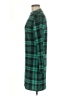 Romantic Hut Plaid Green Casual Dress Size M - photo 5