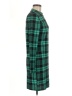 Romantic Hut Plaid Green Casual Dress Size M - photo 4