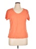 Rafaella 100% Cotton Orange Short Sleeve Top Size XL - photo 1