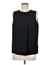 Nic + Zoe 100% Polyester Black Sleeveless Blouse Size M - photo 1