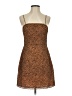 About Us 100% Polyester Animal Print Brown Cocktail Dress Size S - photo 1