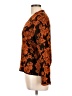 Sigrid Olsen Orange Long Sleeve Silk Top Size L - photo 5
