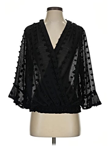 Solitaire 3/4 Sleeve Blouse (view 1)