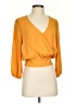 Krisa Orange 3/4 Sleeve Blouse Size XS - photo 1