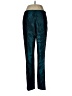 Rozae Nichols 100% Silk Graphic Teal Silk Pants Size 6 - photo 1