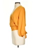 Krisa Orange 3/4 Sleeve Blouse Size XS - photo 5