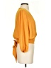 Krisa Orange 3/4 Sleeve Blouse Size XS - photo 4