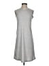 Nine West Solid Gray Casual Dress Size S - photo 1