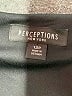 Perceptions Black Cocktail Dress Size 12 (petite) - photo 7