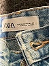 Zara Color Block Blue Jeans Size 0 - photo 4