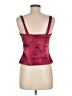 Xscape 100% Polyester Burgundy Sleeveless Blouse Size 6 - photo 2