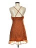 Leith 100% Polyester Orange Casual Dress Size M - photo 2